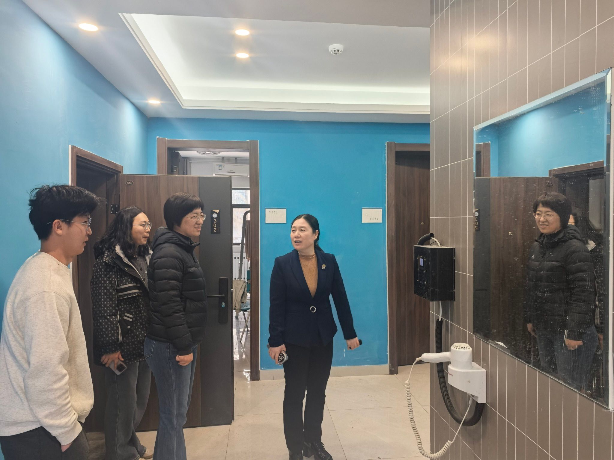 暖心走访，情系宿舍—我院开展宿舍走访慰问活动